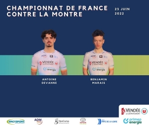 Chpt. de France à Cholet: VDU 2 coureurs pour le CLM Ind.