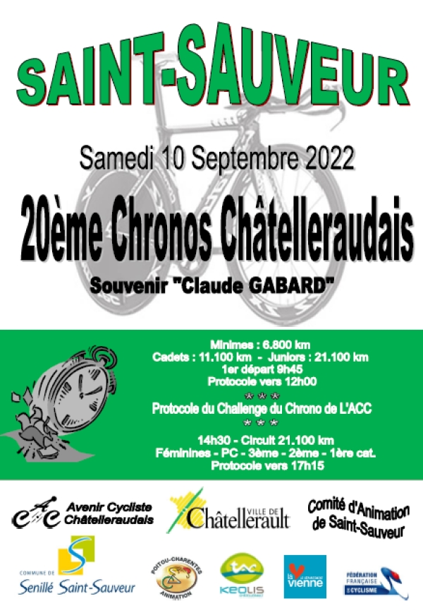 20ème Chronos Châtelleraudais