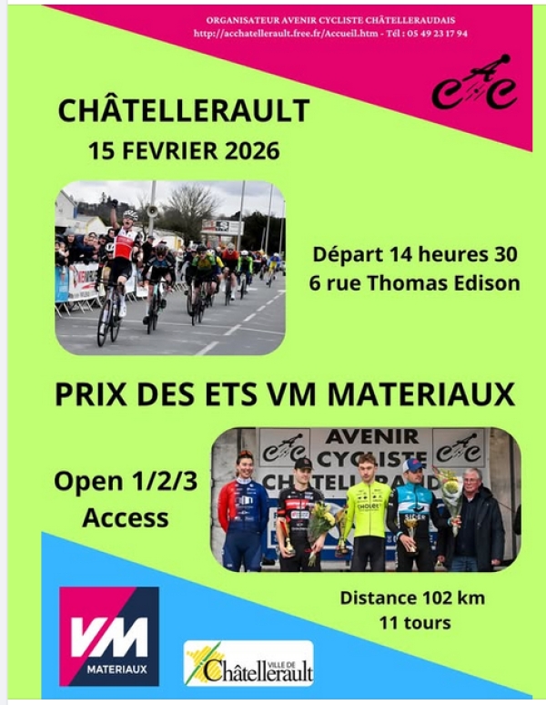 Châtellerault "Prix ETS VM Matériaux"